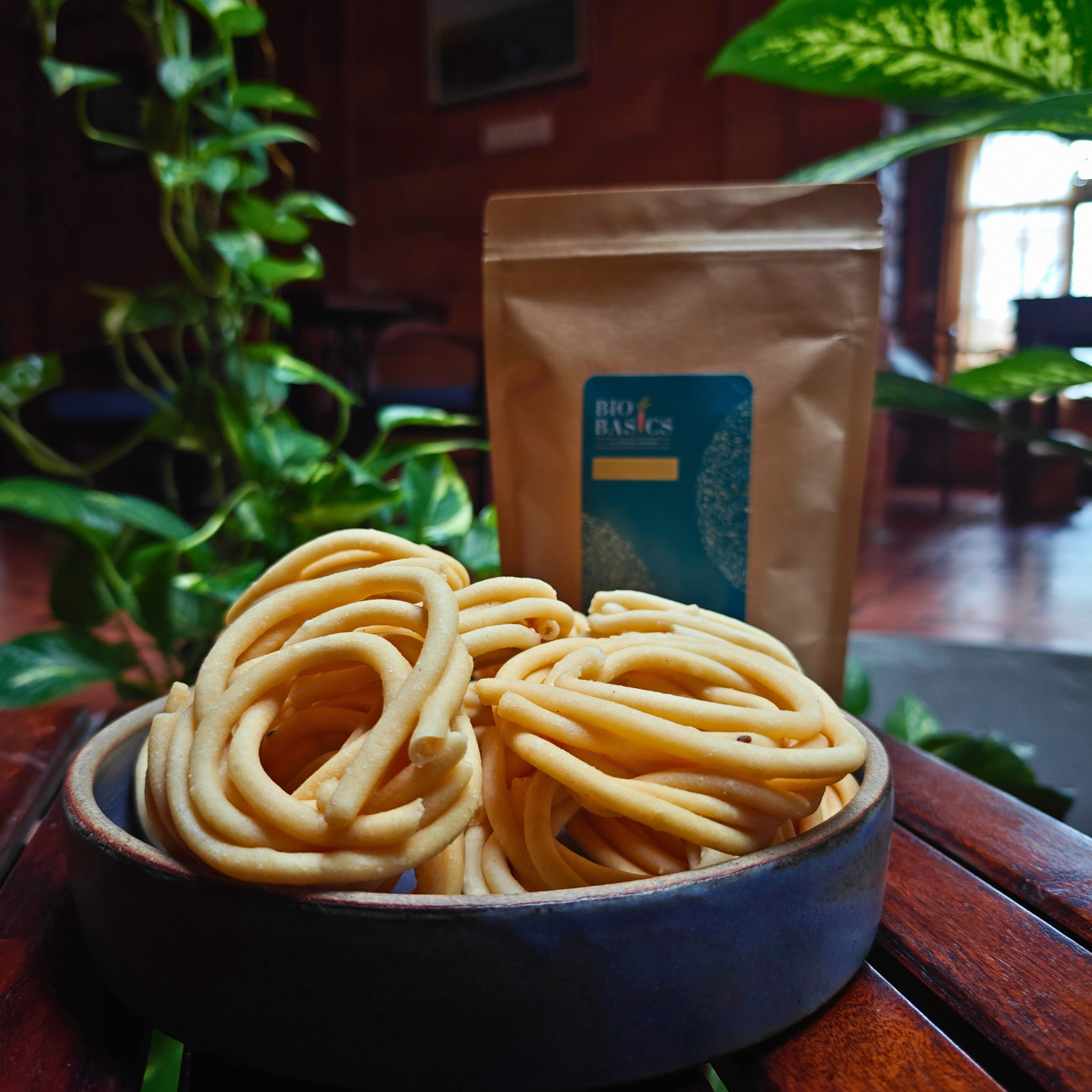 Thuyamalli Rice Murukku (made with cold-pressed Groundnut Oil)