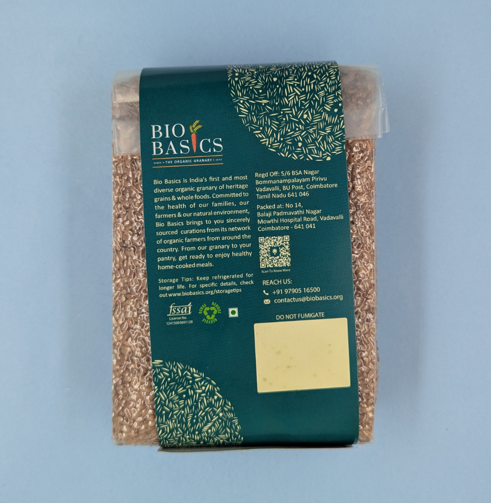 Kerala Chamba Rice (Raw)/Onakkalari Rice (Raw)