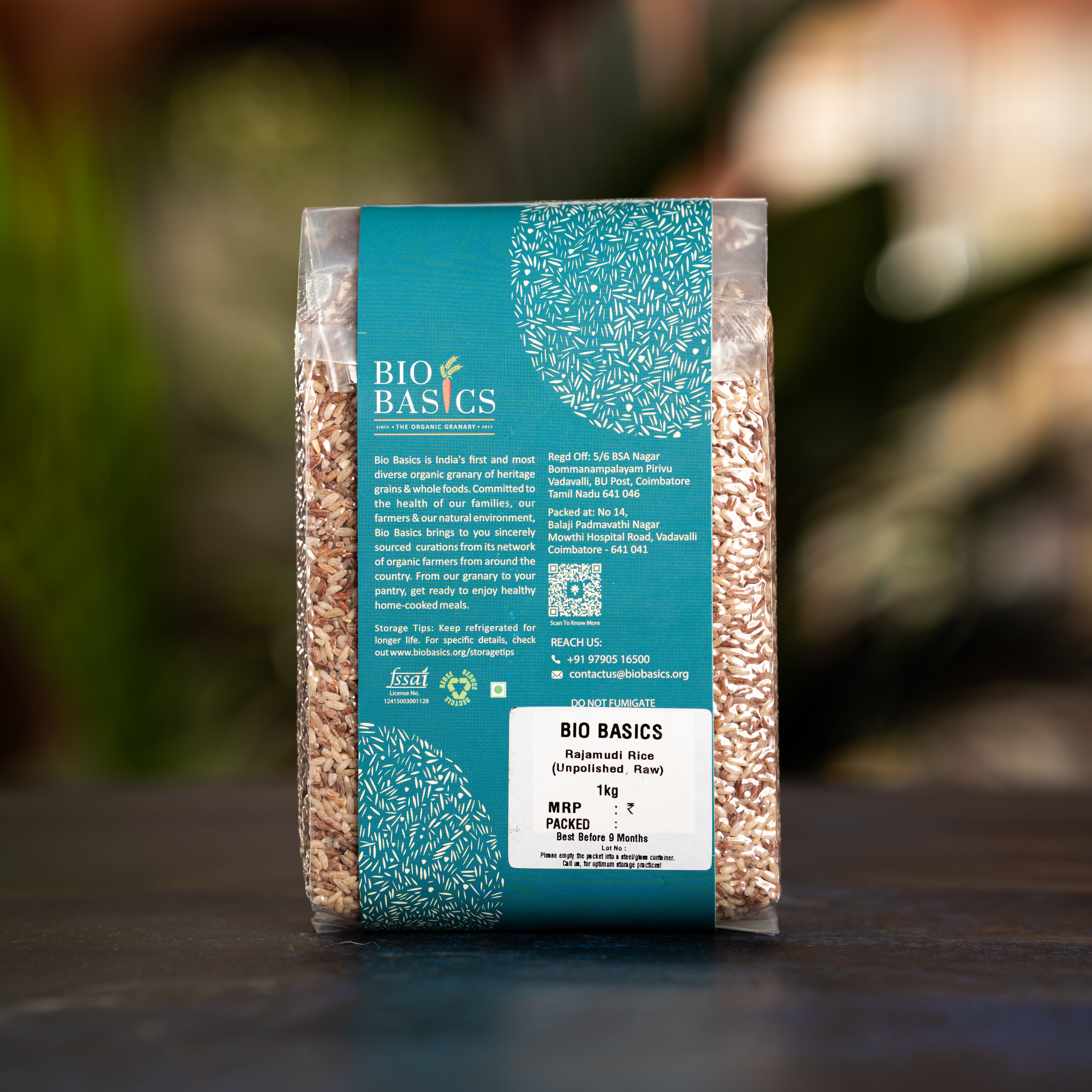 Rajamudi Unpolished Rice (Unpolished, Raw)