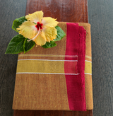 Cotton Heritage - Veshti/dhothi/mundu (Karunganni- Handwoven)