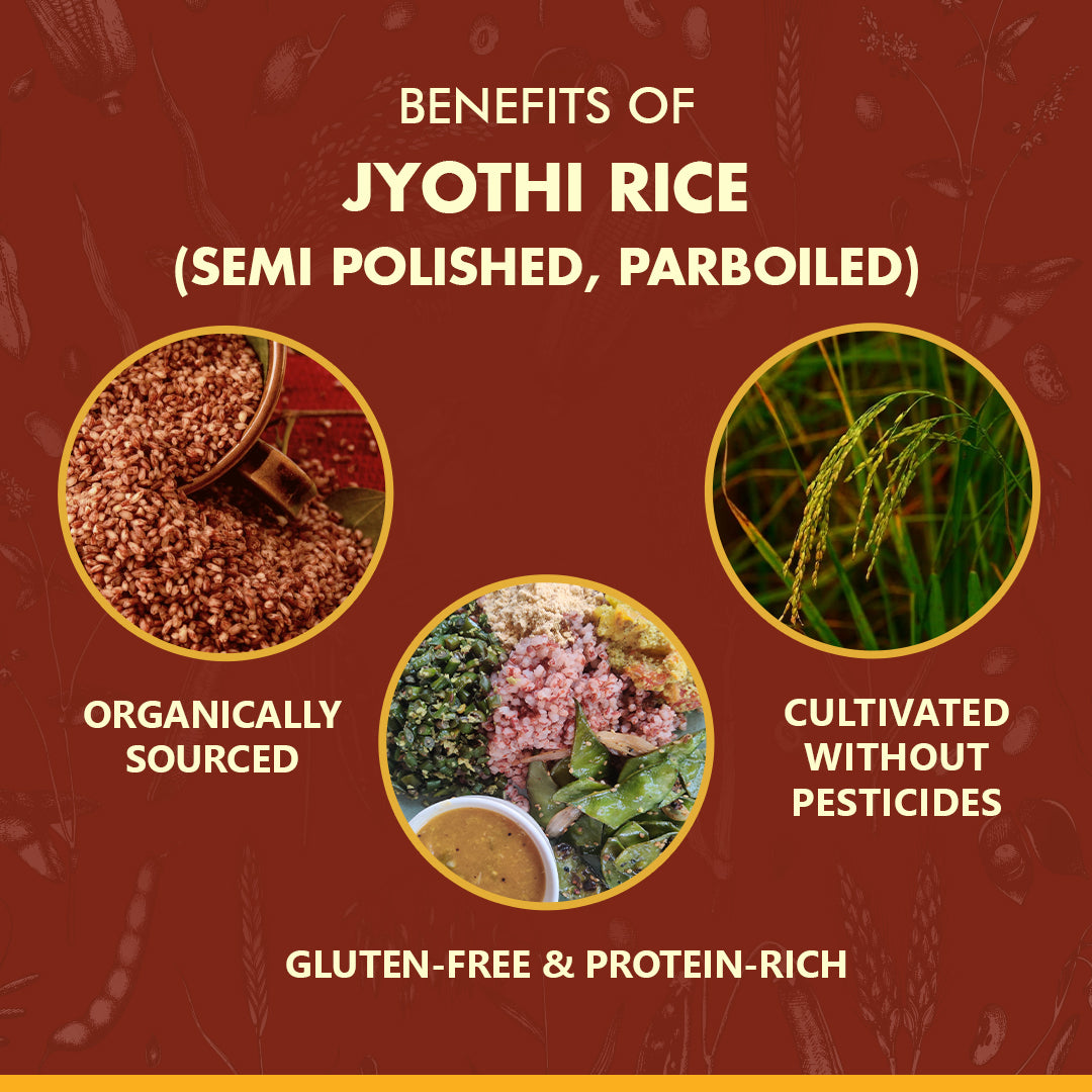    Jyothi Kerala Red Rice ParBoiled At BioBasics