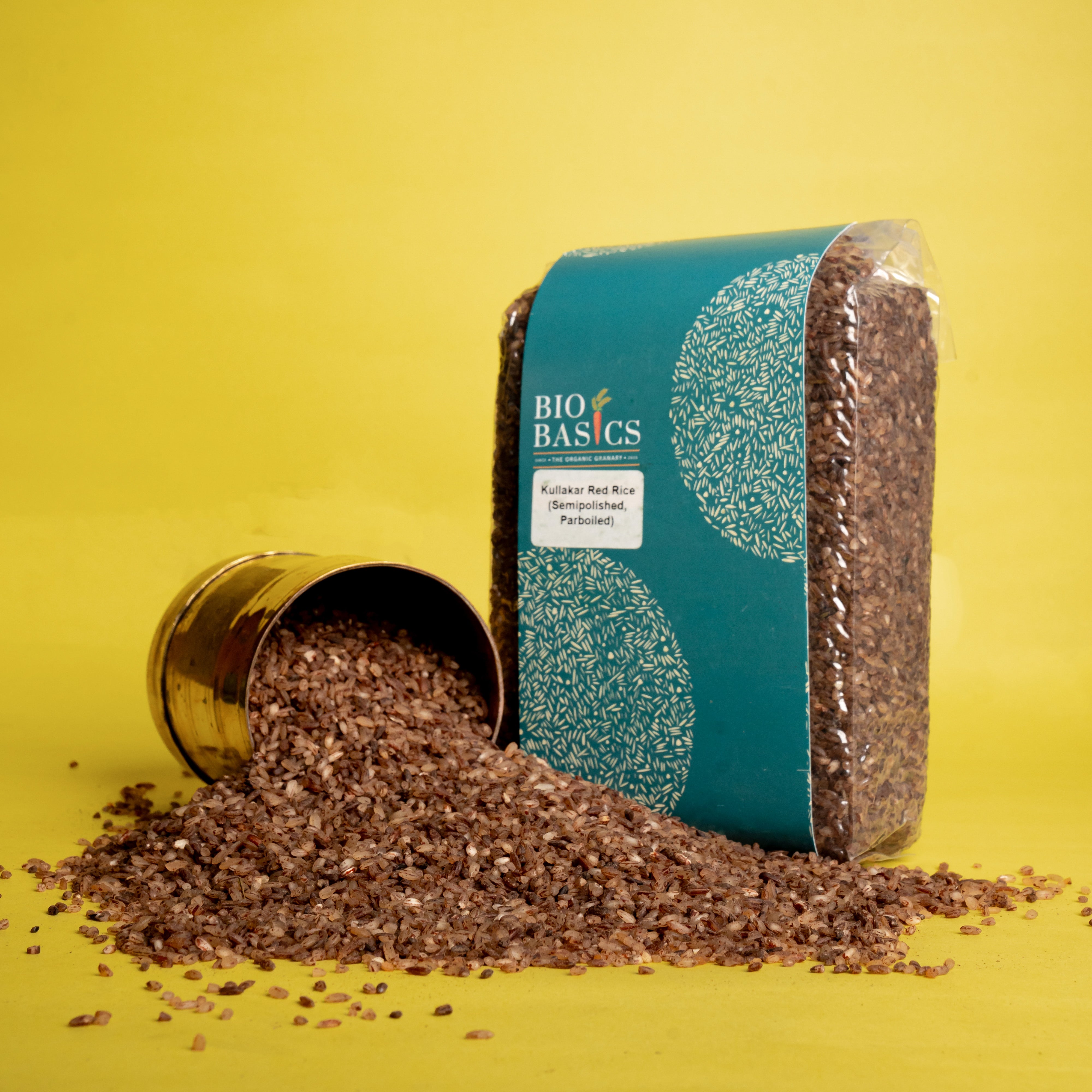 Kullakar Red Rice (Semi-Polished, Parboiled)