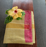 Cotton Heritage - Veshti/dhothi/mundu (Karunganni- Handwoven)